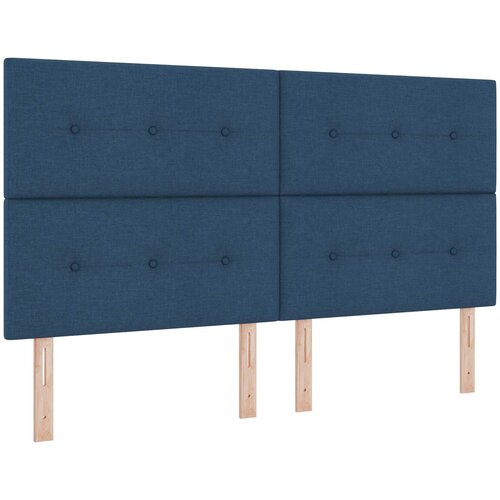  s od storage s uzglavljem Plava 200 x 200 cm Tkanina Slike