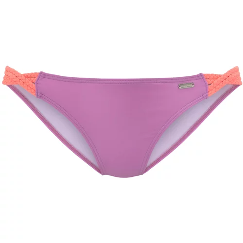 VENICE BEACH Bikini hlačke svetlo lila / korala / srebrna