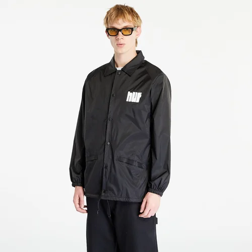 Huf Hydrate Zip Coach Jacket Black