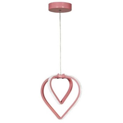 VISILICA Rožnata kovinska LED viseča svetilka &amp;oslash; 22 cm Sevinc &amp;ndash; Slike