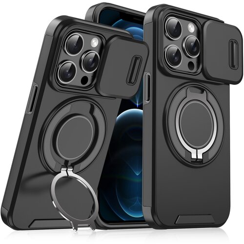 Torbica camshield ring stand za iphone 12 pro max crna Slike