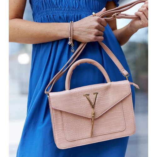 Gemre Shoulder bag with crocodile skin pattern Barsa Slike