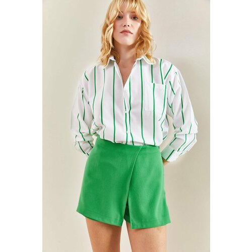 Bianco Lucci Women's Mini Skirt with Shorts Slike