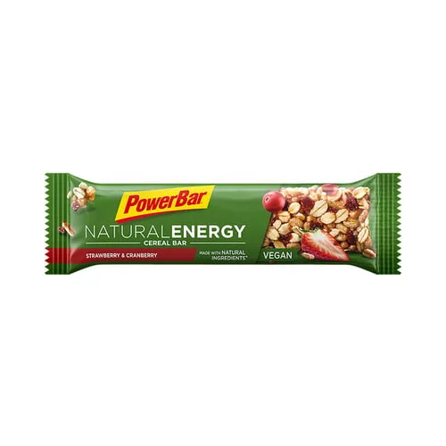 PowerBar natural energy - cereal bar - strawberry & cranberry