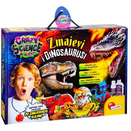Lisciani crazy science sr laboratorija zmajeva i dinosaurusa RS89390 Cene