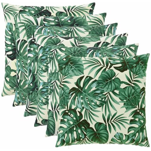  Presvlaka za jastuk 6 pcs HEERLEN Uzorak lista 65 x 65 cm - Uzorak li&scaron;ća 65 x 65 cm 6 Cijene