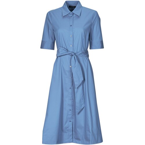 Polo Ralph Lauren FINNBARR-SHORT SLEEVE-CASUAL DRESS Plava Cijene