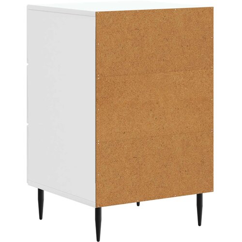  Noćni ormar s ladicama Bijela visokog sjaja 43 x 41 x 66,5 cm Slike
