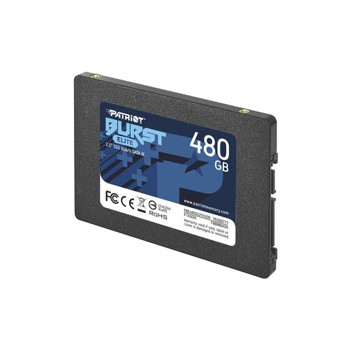 Patriot 2.5 SATA3 6GB/S 480GB BURST ELITE 450MBS/320MBS PBE480GS25SSDR SSD Slike