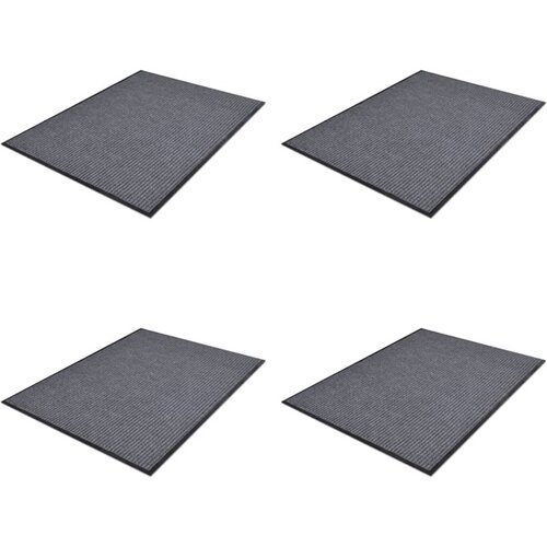  PVC otirači 4 kom sivi 90 x 60 cm Cijene