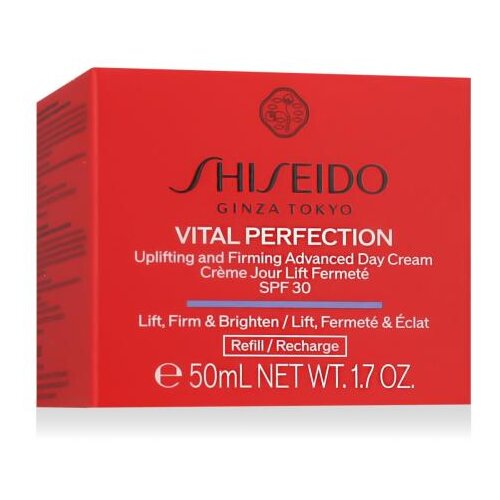 Shiseido Vital Perfection Uplifting & Firming Advanced Day Cream SPF30 dnevna krema za lice za sve vrste kože punilo 50 ml za žene Cijene