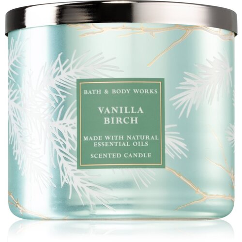 Bath &amp;amp; Body Works Vanilla Birch di&amp;scaron;eča sveča II. 411 g Slike