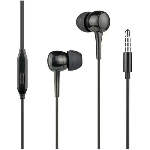Oem WOW, Žične slu&scaron;alke za u&scaron;esa 1,2 m Jack 3,5 mm z mikrofonom, Črna, (5000228805) Cene