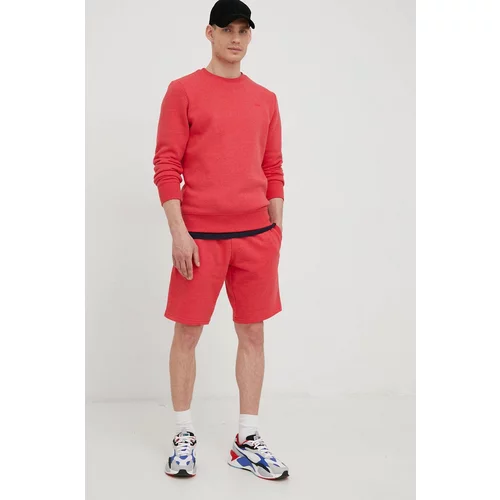 Superdry Kratke hlače za muškarce, boja: crvena