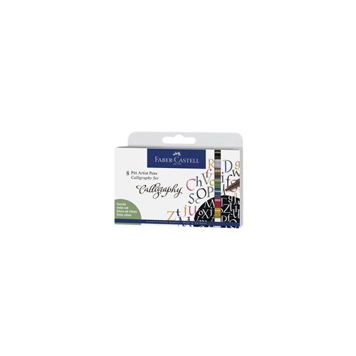 Faber-Castell flomasteri pitt color, 8 komada Slike