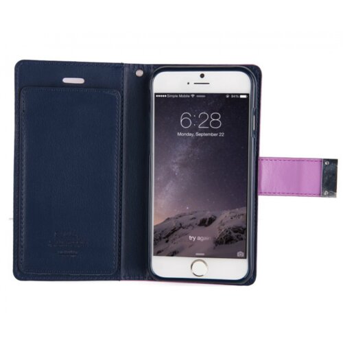 Goospery preklopna torbica Rich Diary Samsung Galaxy S5 G900 - vijola Slike
