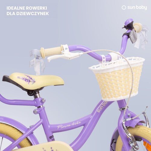  Dječji bicikl guralica Flower 14&amp;quot; - lavanda Slike