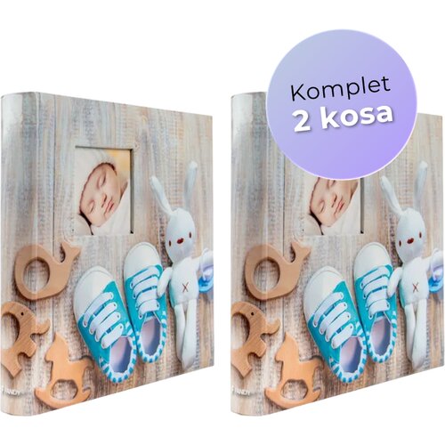  Poklon paket najljepših uspomena Plavi zečići: 2x Foto album, 500 slika Cijene