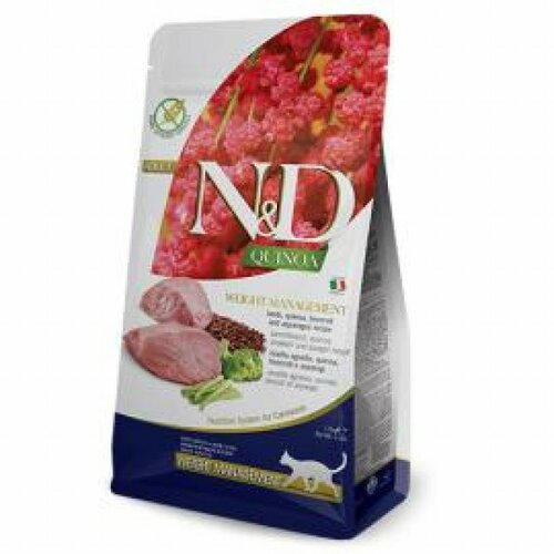 Farmina n&d quinoa cat weight manag.lamb&artichoke 5kg Cene