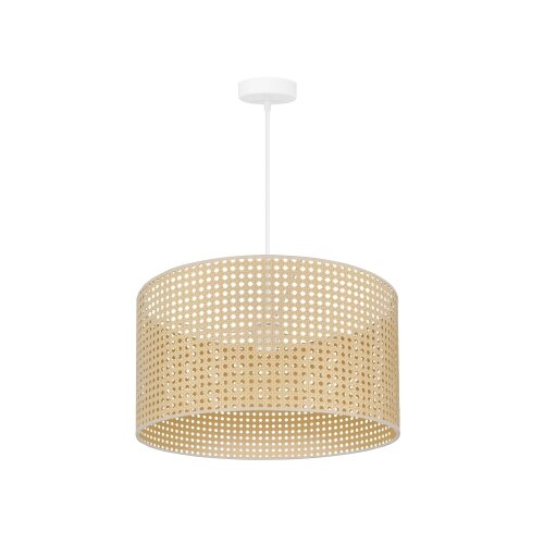  Duolla - Visilica na sajli ROLLER RATTAN 1xE27/15W/230V, prečnik 45 cm, bež Slike