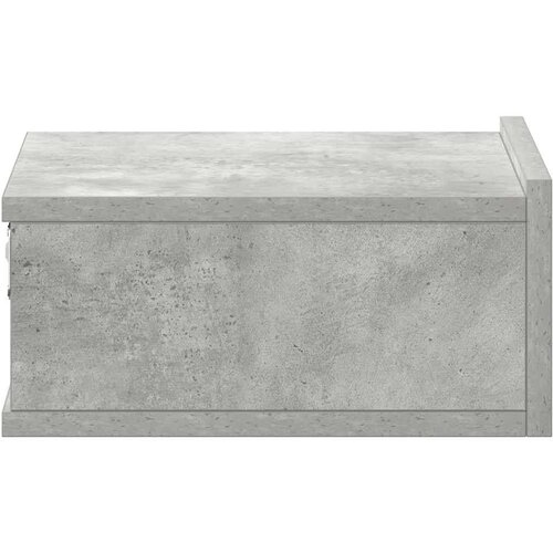 VidaXL viseći noćni ormarić siva boja betona 40x30x15 cm od iverice Slike