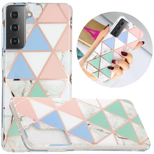  Ovitek za Samsung S21 5G | Beli marmor Cene