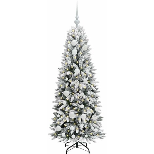 Umjetno božićno drvce Bijela 120 cm PVC, plastika, čelik i PE Slike