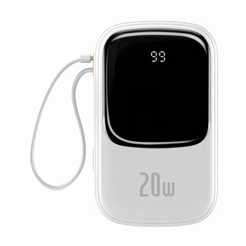 Baseus prenosna baterija 20.000 mah 20W bela powerbank PPQD060202 lightning Cene