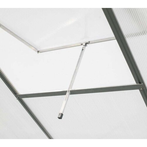 WESTMANN aluminijski staklenik Flora 610 | srebrni | 312x192x201 cm Slike