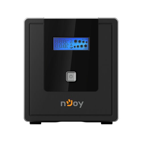 Njoy Cadu 1000 UPCMTLS610HCAAZ01B 1000 VA / 600 W Line Interactive, 2 x Schuko, HID USB port, Ultra fast charger, LAN protection ups Cene