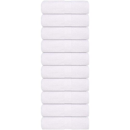  Ručnici za pranje FROGN 10 kom bijeli 30x30 cm 360 g/m&amp;sup2; Slike