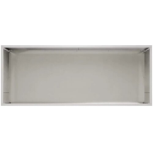  Vrtna saksija Srebrna 100 x 40 x 40 cm Nehrđajući čelik - Nehrđajući čelik 100 x 40 x 40 cm 1 Slike