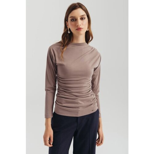 Legendww zenska majica dugih rukava sa naborima Cene