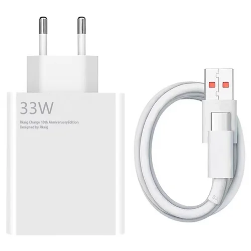 Xiaomi 33W USB-A PUNJAČ SA TYPE-C KABLOM (EU BLISTER)