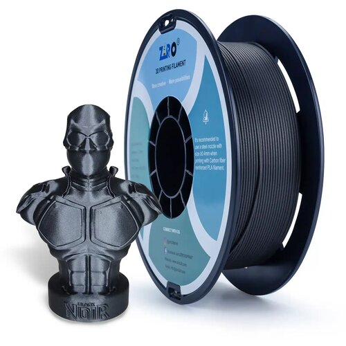  ZIRO Carbon Fiber PLA filament 1.75 mm &amp;ndash; Black Slike