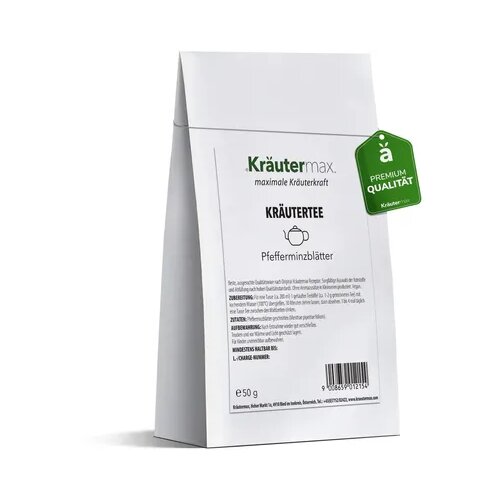 Kräuter Max Zeliščni čaj z listi poprove mete Cene