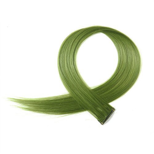 INF 10 kosov spončnih podaljškov za lase LightGreen, (22067979) Cene