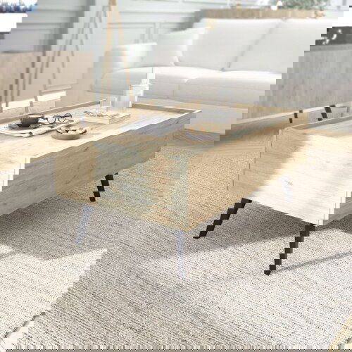 Hanah home Shp-701-Ff-1 Oak Coffee Table Cene