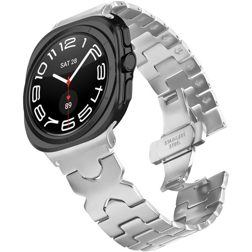INF eleganten pas iz nerjavečega jekla za samsung Watch7 47mm ultra silver, (22076875) Cene