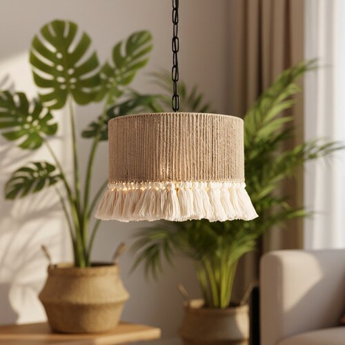 Toolight Viseća lampa u boho stilu APP1736-1CP 30 cm Slike