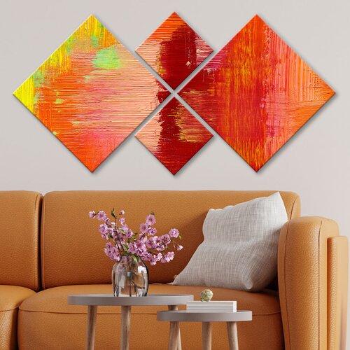 Wallity slika 4MDF40428634, 60x115 cm, 4 dijela Cene