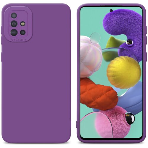 Cadorabo Case, združljiv s Samsungom v tekočini Matte Purple - za&scaron;čitni pokrov iz fleksibilnega silikona TPU, (20602650) Cene