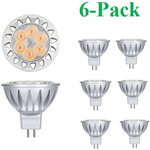 Venisymlis MR16 7W GU5.3 LED Žarnica, 2700K Topla Bela, 12V, Zunanja Vgradna Razsvetljava, 6 Kos, (22068346) Slike