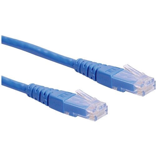 Roline 21.15.1544 RJ45 omrežni kabel\, patch kabel cat 6 u/utp 2.00 m modra 1 kos, (20420405) Cene
