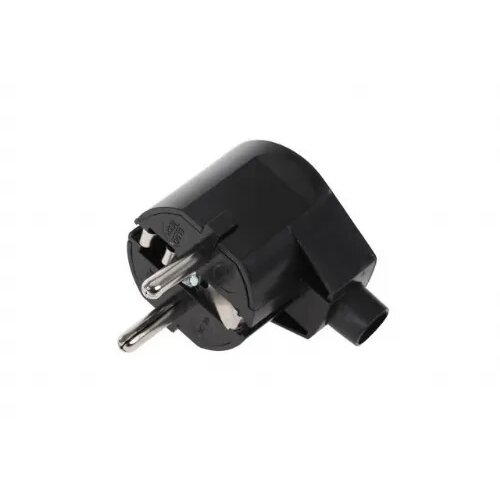 Elgotech vtikač , 16 a, 250 v, plastični, za kabel, kotni, črn Cene