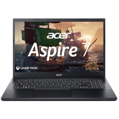 Acer laptop aspire 7 A715-76G NH.QN4EX.005, 15.6&amp;quot; fhd ips, i5-12450H, 16GB, 512GB ssd, rtx 2050-4GB, fpr, backlit Slike