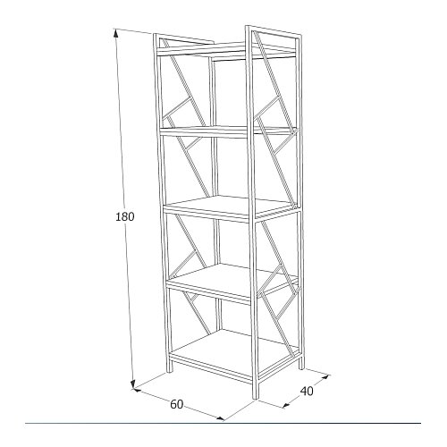  Regal TABLO R5 - MDF Slike
