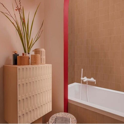 Marazzi confetto rosa str. 3D savoiardo 5x15cm MEV3 Slike