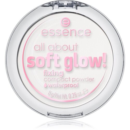 Essence All About Soft Glow! transparentni fiksacijski puder za osvetlitev kože 8 g Slike