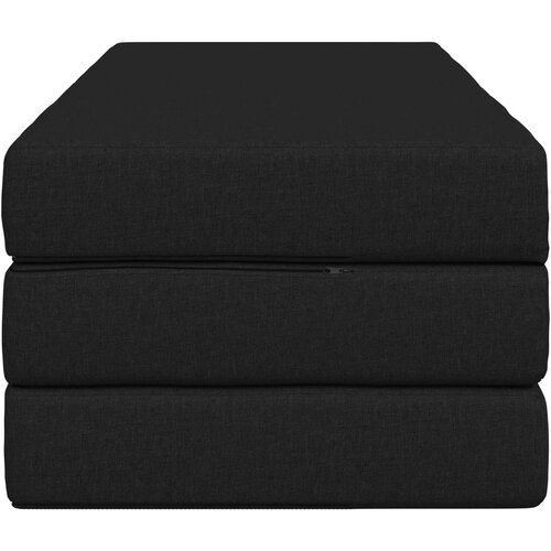 SOFA na razvlačenje 120 x 67 x 45 cm Crna Slike